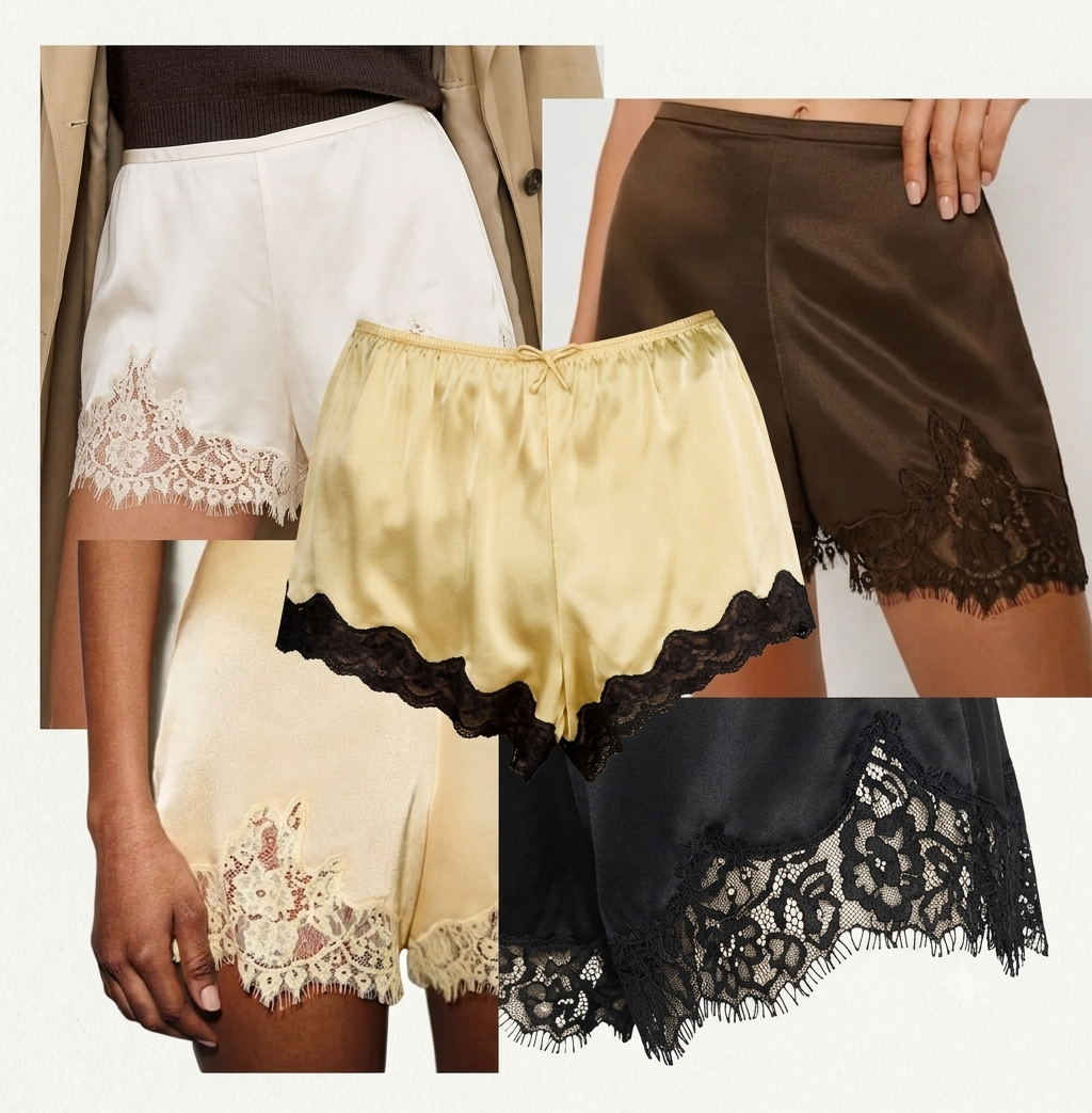 Lace shorts feature picture